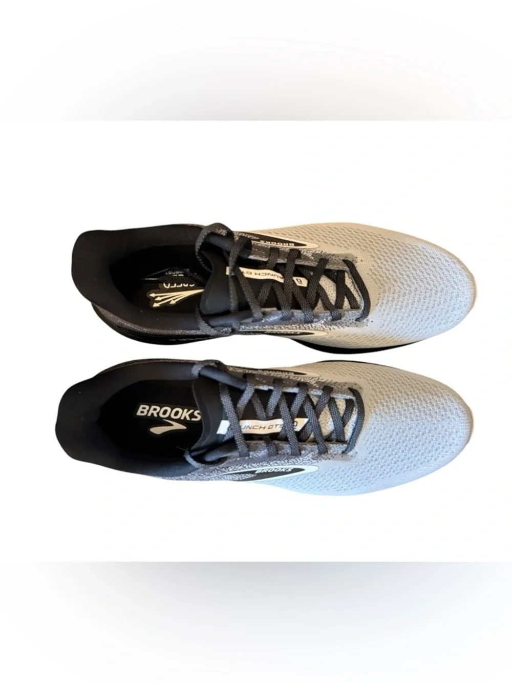 Brooks Launch GTS 10 Gray and Black Men's Running Sneaker Size 10.5 Wide - Picture 2 of 11